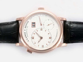 ALange&Sohne Lange 1 Automatic Rose Gold Case with White Dial 