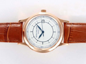 Patek Philippe Classic Automatic Rose Gold Case with White Dial 
