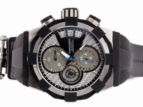 Concord C1 Regulator Chronograph Automatic with Gray Dial Same Structure As 7750 Version-High Quality