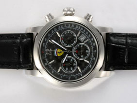 Girard Perregaux Ferrari Working Chronograph with Black Carbon Fibre Style Dial 