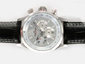 Jaeger-Lecoultre Master Compressor Geographic Chronograph Automatic with Silver Dial