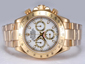 Rolex Daytona Working Chronograph Full Gold with White Dial