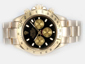 Rolex Daytona Chronograph Automatic Full Gold with Black Dial
