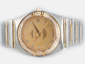 Omega Constellation Swiss ETA 2836 Movement With Golden Dial-14K Wrapped Gold Case
