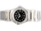 Omega Constellation Diamond Bezel and Marking with Black Dial-Lady Size