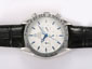 Omega Speedmaster Chronograph Automatic Blue Marking with White Dial