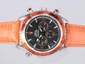 Omega Seamaster Planet Ocean Working Chronograph with Orange Bezel-Same Chassis As 7750 Version-High Quality
