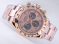 Rolex Daytona Chronograph Asia Valjoux 7750 Movement Full Rose Gold with Rose Gold Dial