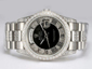 Rolex Day-Date Automatic Diamond Bezel and Marking with Black Dial