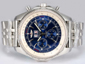 Breitling Bentley 675 Big Date Swiss Valjoux 7750 Movement with Blue Dial