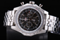 Breitling Bentley Asia Valjoux 7750 Automatic Movement Stainless Steel Case with Black Dial