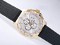 Chopard Gran Turismo XL Working Chronograph Gold Case with Silver Dial