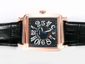 Franck Muller Conquistador Automatic Rose Gold Case with Black Dial