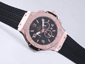 Hublot Big Bang Working Chronograph PVD Case and Rose Gold Bezel with Black Dial